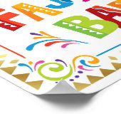 Fajita BAR Fiesta Party Sign Print (Hoek)