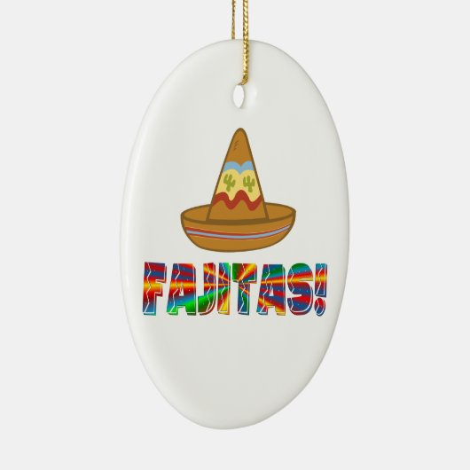 Fajita Love Keramisch Ornament (Rechts)