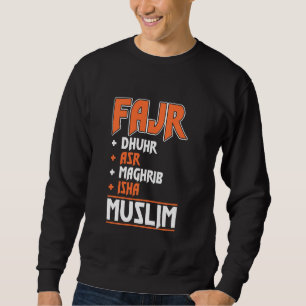 Fajr Dhuhr Asr Maghrib Isha Moslim Gebed ISL Trui