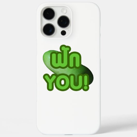 FAK JE! .. Groen vierkant (wintermeloen) Case-Mate iPhone Case (Achterkant)