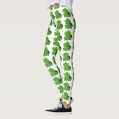 FAK JE! .. Groen vierkant (wintermeloen) Leggings (Links)