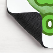 FAK JE! .. Groen vierkant (wintermeloen) Muismat (Hoek)