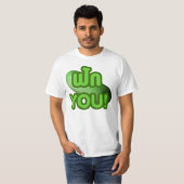 FAK JE! .. Groen vierkant (wintermeloen) T-shirt (Voorkant volledig)