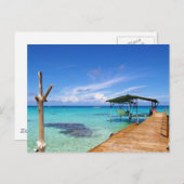 Fakarava Binnenlagune Rotoava Frans-Polynesië Briefkaart (Voorkant / Achterkant)