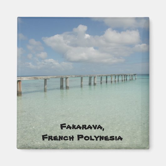Fakarava, Frans-Polynesië Magneet (Voorkant)