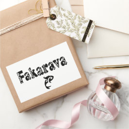 FAKARAVA II RECHTHOEKIGE STICKER