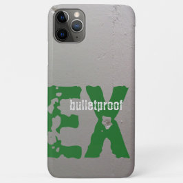 FAKE betonnen WIT-bordje met kogelbestendigheidste Case-Mate iPhone Case