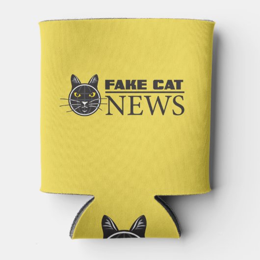 Fake Cat Nieuws Coozie (Voorkant)