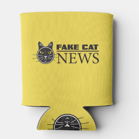 Fake Cat Nieuws Coozie (Achterkant)