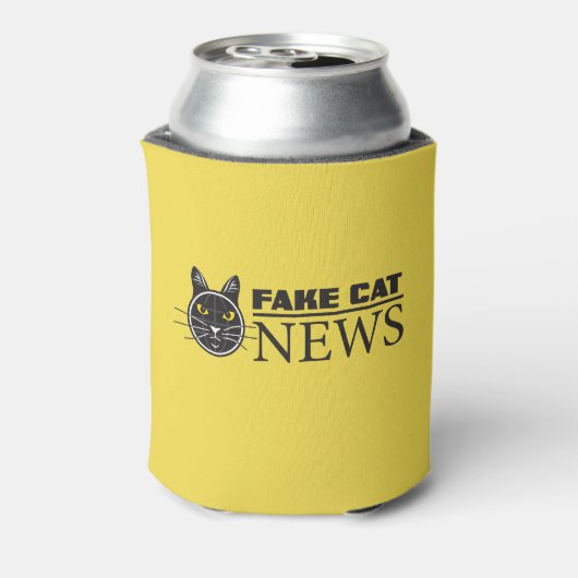 Fake Cat Nieuws Coozie (Blikje Achterkant)