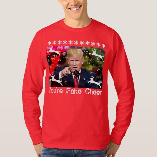 Fake Cheer, Donald Trump Lelijke Kerst shirt (Voorkant)