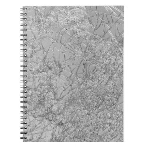 Fake Cracked Broken Design - Funny Theft Deterrent Notitieboek