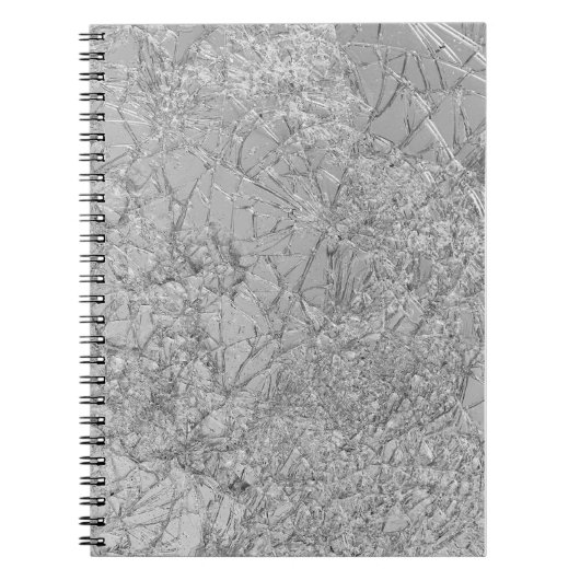 Fake Cracked Broken Design - Funny Theft Deterrent Notitieboek (Voorkant)