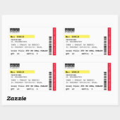 Fake Crazy Pillen Voorschrift Label Halloween Prop (Vel)