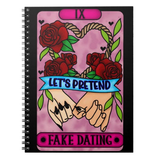 Fake Dating Tarot Notitieboek (Voorkant)