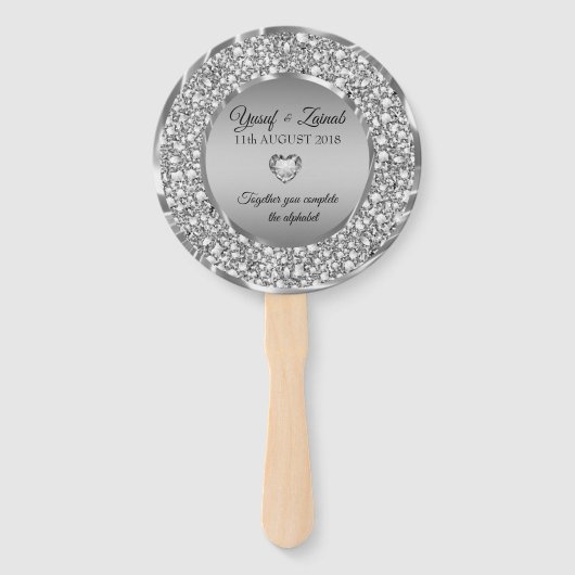 Fake Diamonds Jubileum Handwaaier (Voorkant)