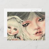 Fake Doll Sad Briefkaart (Voorkant / Achterkant)
