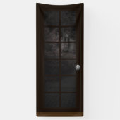 Fake Door Ghost Halloween Haunted House Prop Spandoek (Verticaal)