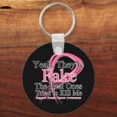 Fake - Echte mensen probeerden me te doden - Borst Sleutelhanger (Voorkant)