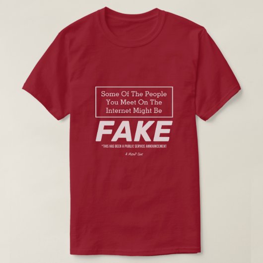 Fake - Een MisterP-Shirt T-shirt (Design voorkant)