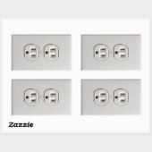fake electrical outlet Sticker prank april Fools (Vel)