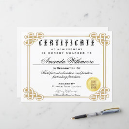 Fake en professionele diploma certificaat