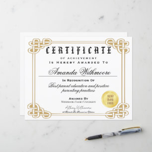 Fake en professionele diploma certificaat