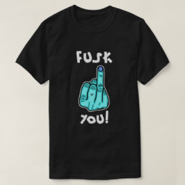 Fake f-bom & nepmiddelvinger grap v3.1 t-shirt