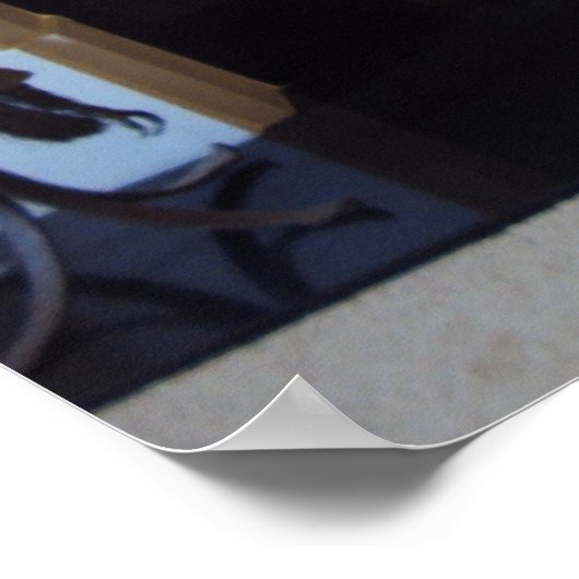 Fake fireplace poster (Hoek)