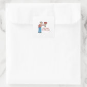 Fake Flowers voor Fake People - Bold Text Sticker (Tas)