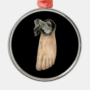 Fake Foot Metalen Ornament