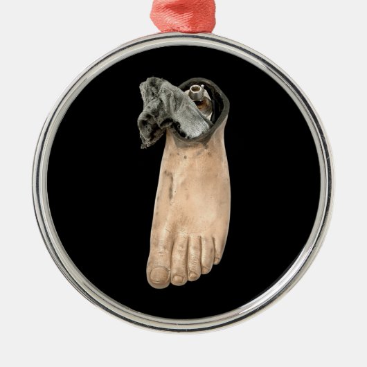 Fake Foot Metalen Ornament (Voorkant)