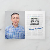 Fake GeeksWorld Magazine voegt uw eigen foto's toe Kaart (Binnen)