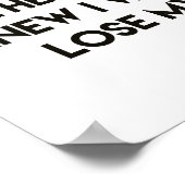 Fake glimlach - Grappig, sarcastisch citaat Poster (Hoek)