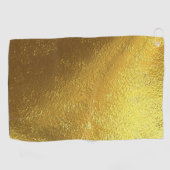 Fake Gold Foil Golfhanddoek (Horizontaal)