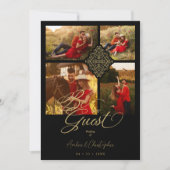 Fake Golden Luxury Filigree 4 Afbeeldingen Sjabloo (Voorkant)