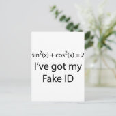 Fake ID Briefkaart (Staand voorkant)