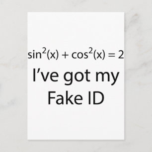 Fake ID Briefkaart