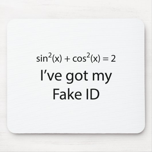 Fake ID Muismat (Voorkant)