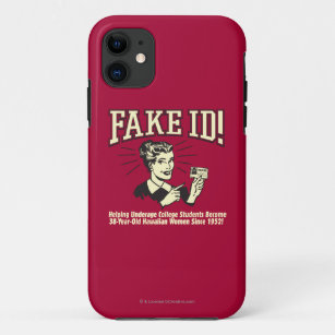 Fake ID: Ondernemingscollege Hawaiian iPhone 11 Hoesje