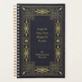 Fake it till you make it Elegant boek Planner (Voorkant)