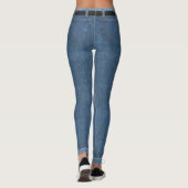 Fake Jeans Leggings (Achterkant)