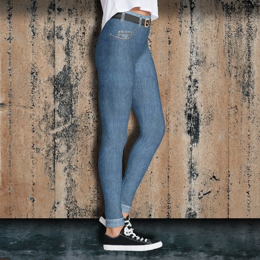 Fake Jeans Leggings