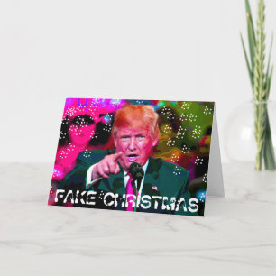 Fake Kerstmis, Donald Trump Satire kerstkaart Feestdagen Kaart