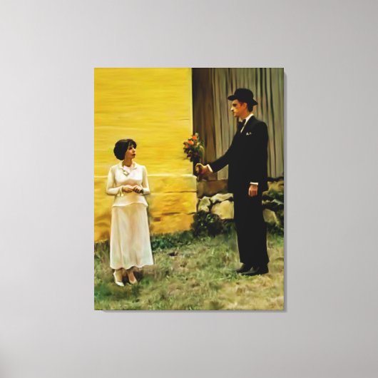 Fake-liefde Canvas Afdruk (Voorkant)