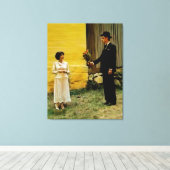 Fake-liefde Canvas Afdruk (Insitu (Houten vloer))