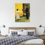 Fake-liefde Canvas Afdruk (Insitu (Slaapkamer))