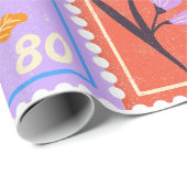 Fake Masterpiece Random Stamps Collage Collectie Cadeaupapier (Rol Hoek)