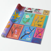 Fake Masterpiece Random Stamps Collage Collectie