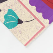 Fake Masterpiece Random Stamps Collage Collectie Fleece Deken (Hoek)